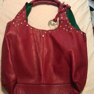Used foe Michael Kors studded leather bag